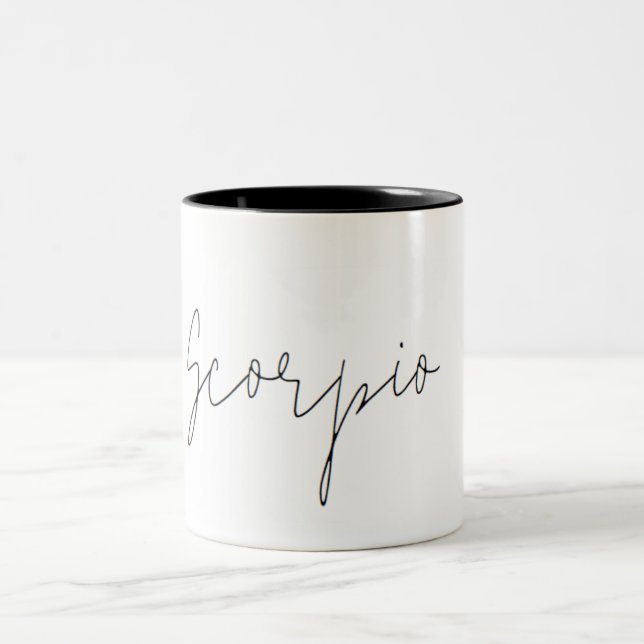 Skorpions-Tierkreis-Minimalistische Tasse (Mittel)