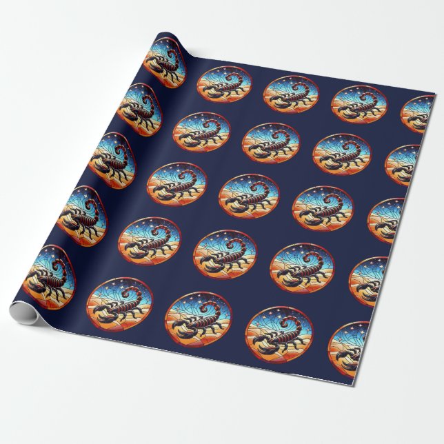Skorpiopapier Geschenkpapier (Ungerollt)