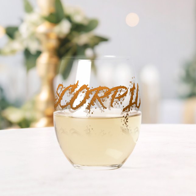 Skorpioreflexion Weinglas Ohne Stiel (Insitu (Hochzeit))