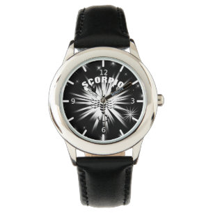 Skorpiozeichen Armbanduhr