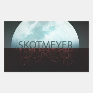 Skot Meyer Half Moon Sticker von Karen Kreature