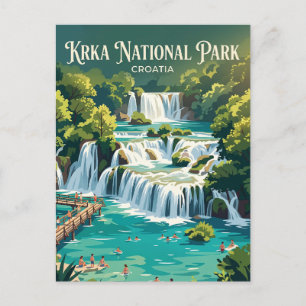 Skradinski Buk Kroatien Postkarte