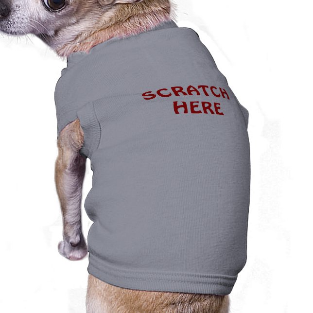 SKRATCH HIER T-Shirt (Schwarz)