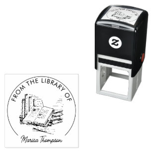 Skript aus der Bibliothek des Ex Libris Bibliothek Permastempel