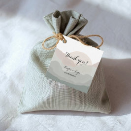 Skript Boho Berghochzeitsjubiläum  Geschenkanhänger