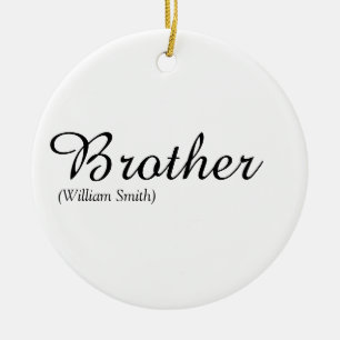 Skript Brother definiert Welt als Beste aller Zeit Keramik Ornament