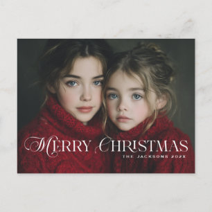 Skript Chic Frohe Weihnachten Design