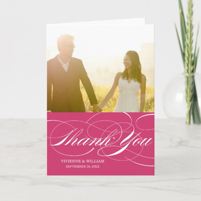 SKRIPT DANK | VIELEN DANK FÜR IHRE FOTOKARTE DANKESKARTE (Vorderseite)