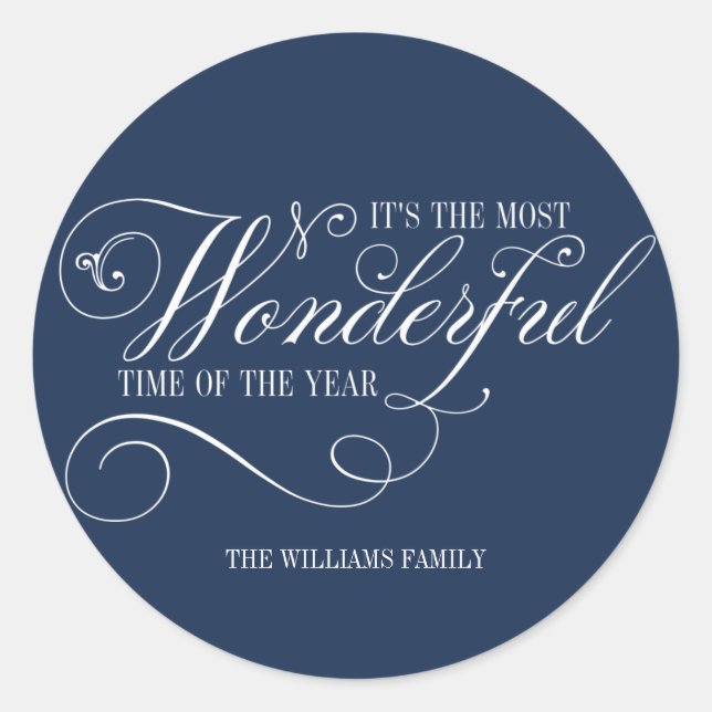 Skript die schönste Zeit des Jahres Urlaub Runder Aufkleber (Vorderseite)