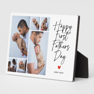 Skript Erstes Vatertags-Fotocollage-Geschenk Fotoplatte