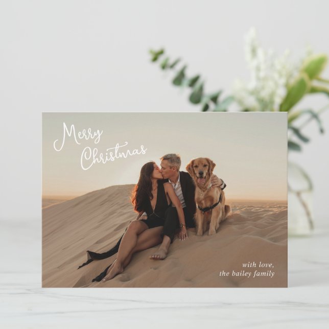 Skript-Foto Moderne Weihnachten (Stehend Vorderseite)