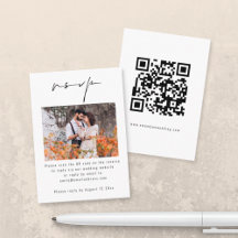 Skript-Foto QR-Code Hochzeit RSVP