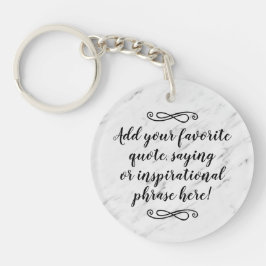 Skript für benutzerdefinierte Anführungszeichen Schlüsselanhänger