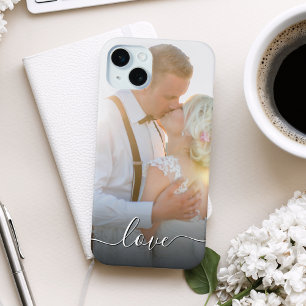Skript für benutzerdefinierte Couple-Hochzeiten-Fo Case-Mate iPhone Hülle