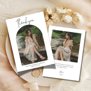 Skript für das Hochzeitstich-Brautparty-Foto Dankeskarte