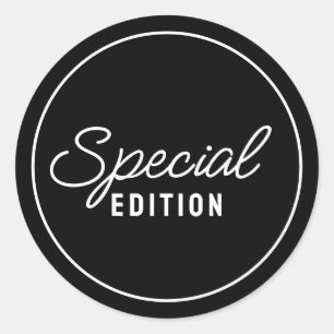 Skript für Elegante Special Edition Runder Aufkleber