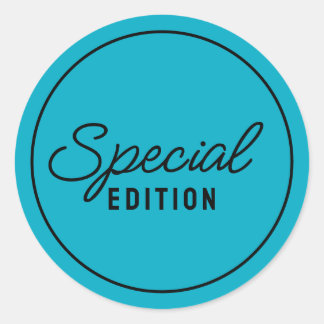 Skript für Elegante Special Edition Runder Aufkleber