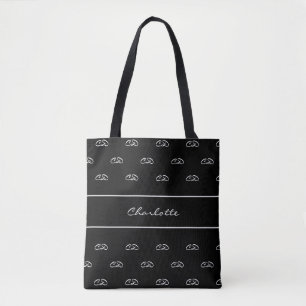 Skript für Schwarz-weiße Monogramm-Initialen