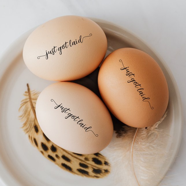 Skript hat gerade Ei-Mini-Stempel gelegt Permastempel (Von Creator hochgeladen)