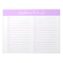 Skript Helllila 8,5x11 Zweispaltige Checkliste