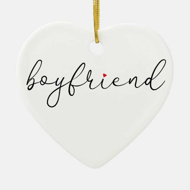 Skript-Liebe Herzfreund - Definition Keramik Ornament (Vorne)