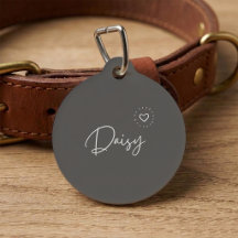 Skript Mocha Braun Süßer Hund Personalisiert 