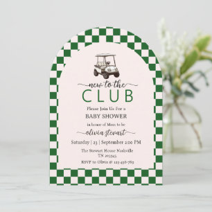 Skript neu im Club Golf Baby Shower Einladung
