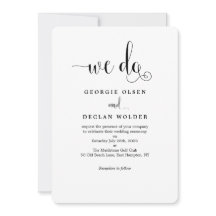 Skript nur wir machen Kalligrafie Hochzeit Einladu