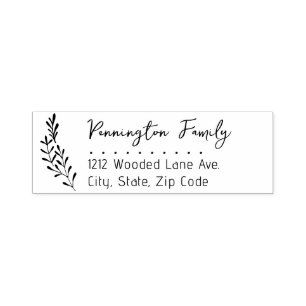 Skript-Rücksendeadresse für Zweigniederlassungen Permastempel