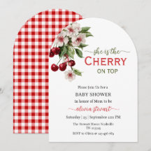 Skript Sie ist die Kirsche auf dem Eis Baby Shower