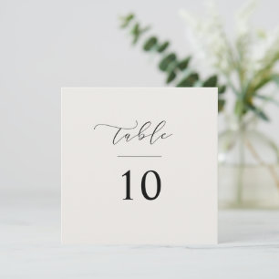Skript-Tischnummer Hochzeitsplattform Karte