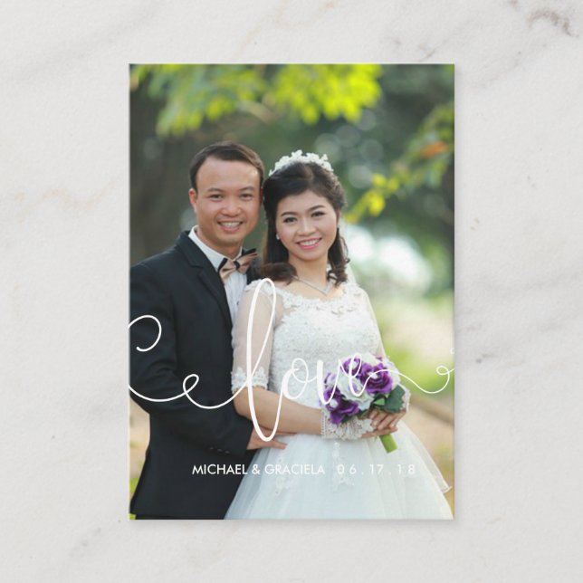 Skript-Überlagerung katholisches der Visitenkarte (Vorderseite)