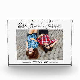 Skriptbeste Freunde für immer Personalisiert Fotoblock