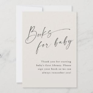 Skriptbücher für Baby Neutrales Babyshower-Schild Einladung