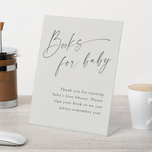 Skriptbücher für eine neutrale Baby-Dusche Sockelschild (In SItu)