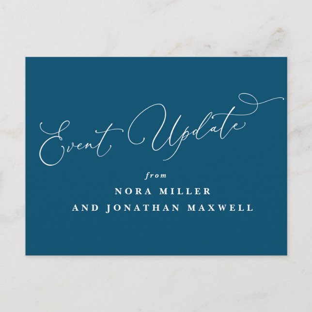 Skriptereignisaktualisierung Postkarte (Vorderseite)