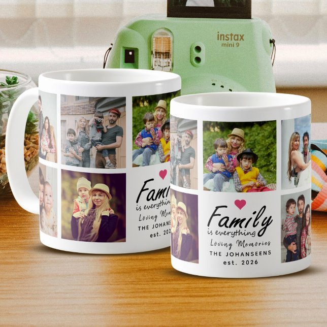 Skriptfamilie ist alles, was Foto Collage Keepake Kaffeetasse (Von Creator hochgeladen)