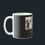 Skriptherz niedlich moderne Multi-Foto beste Freun Kaffeetasse<br><div class="desc">Skriptherz niedlich moderne Multi-Foto beste Freunde Triptygeschenk</div>
