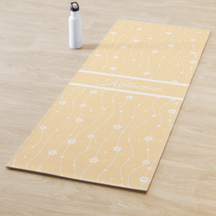 Skriptname Fantasie-Gelbe-Daisy-Blumen Yogamatte