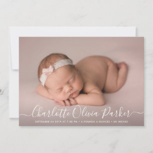 Skriptname Foto Overlay Birth Ankündigung