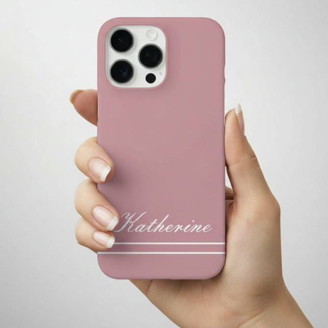 Skriptname Minimalist Dusty Rose Case-Mate iPhone Hülle (Von Creator hochgeladen)