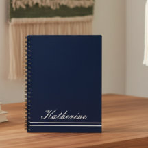 Skriptname Minimalistisch Navy Blau
