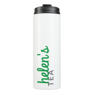 Skriptname Tee Tumbler Custom Geschenk Kelly Green Thermosbecher