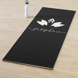Skriptname Yoga Pose Lotus Personalisiert Yogamatte