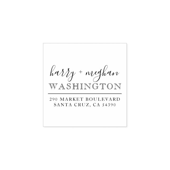 SkriptRücksendeadresse für benutzerdefinierte Hoch Gummistempel (Prägung)