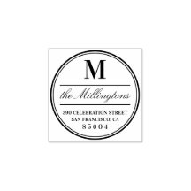 SkriptRücksendeadresse für die Circlated Monogram 