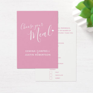 Skripttext-Rosas der Hochzeitsmahlzeit kleine