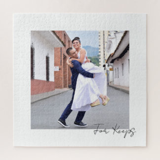 Skripttitel | Für Immer | Hochzeitspaar Puzzle