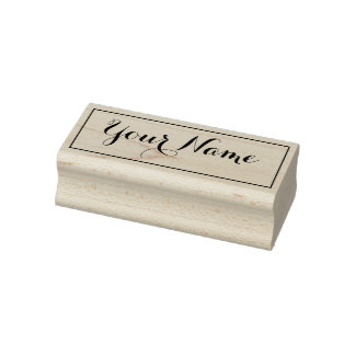 Skriptunterschrift Süßer Name Gummistempel