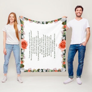 Skripture, Psalm 11, Botanic Fleecedecke